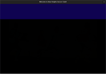 Tablet Screenshot of blueknightssoccer.org